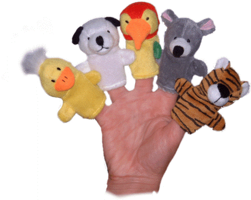 Minkštas Toys For Babies-Finger Puppets