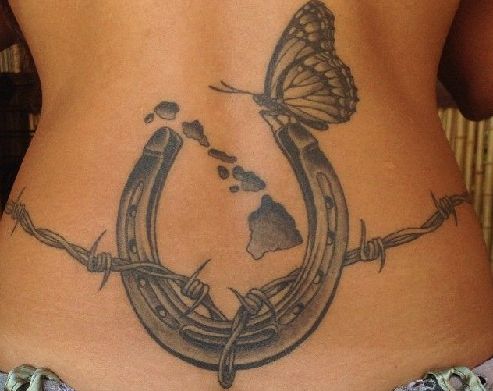 Lively Barbed Wire Tattoo Design