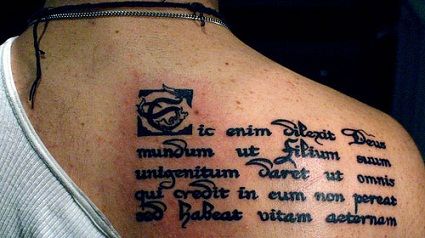 filozofic Latin tattoo designs
