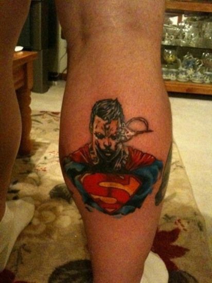 Superman Tattoo 2
