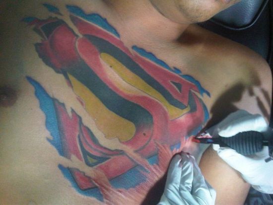 Superman Tattoo 5