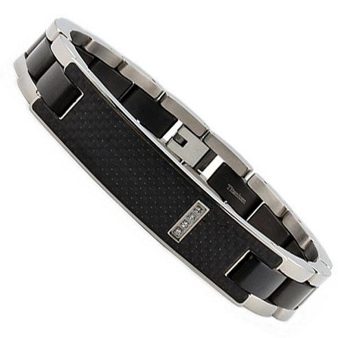 titanium-bracelets-cubic-zirconia-bracelet-with-carbon-fiber-id