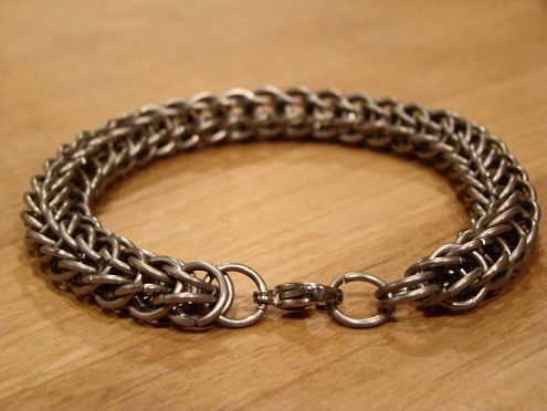 titanium-bracelets-chainmail-bracelet-with-persian-weave