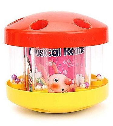Žaislai for New Born Babies-The musical role rattle toy