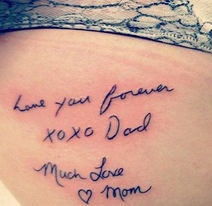 Tėvų Memorial Tattoos