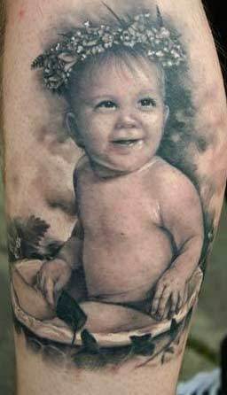Bebelus Portrait Tattoo