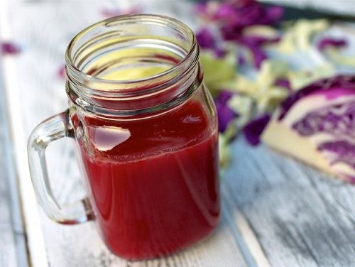 Vegetal Juice For Weight Loss - Red Cabbage Juice