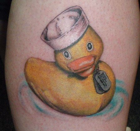 Cauciuc Duck Tattoo