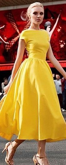 Yellow Frocks - 9 Best and Trendy Designs | Styles At Life