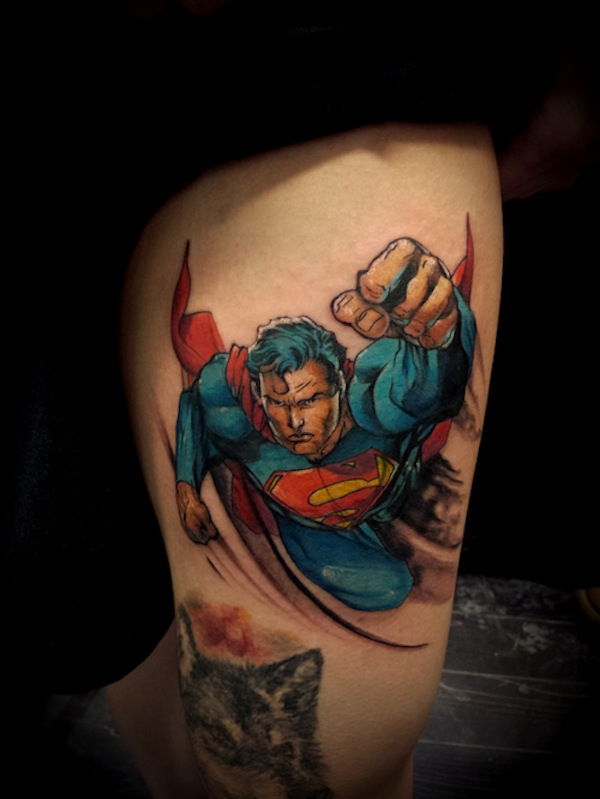 25 Superman Tattoo za junaka v tebi